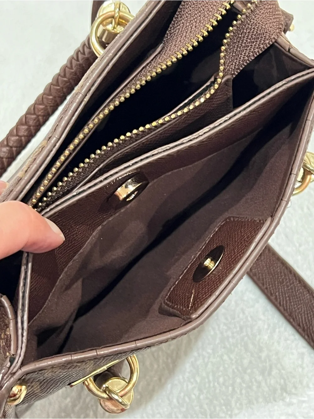 Vintage bebe Brown Briella Small Satchel